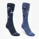 Bild 1 von FOUGANZA Reitsocken SKS 500 Kinder 2er-Pack blau