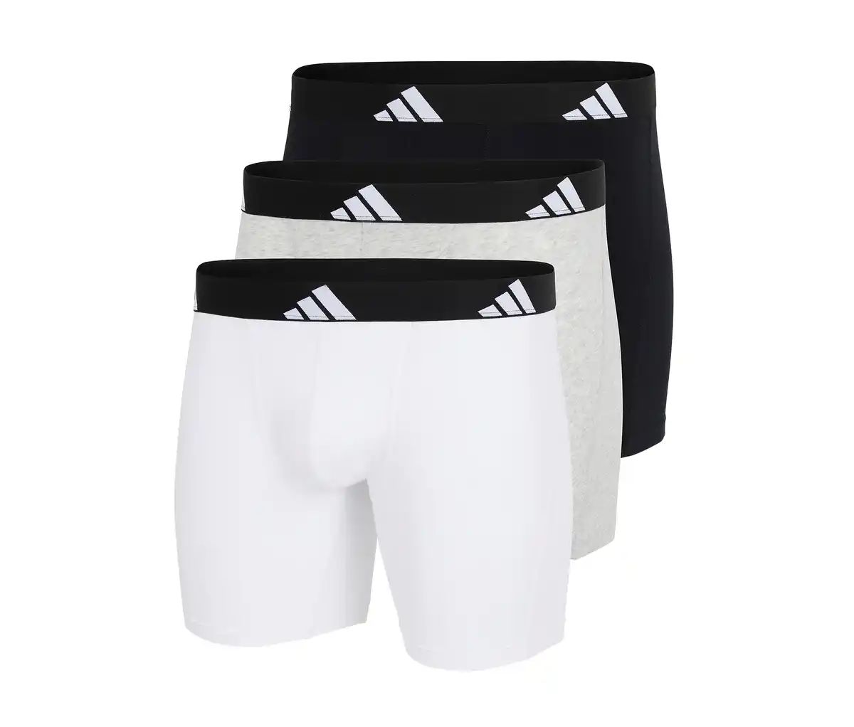 Bild 1 von 3 adidas Active Flex Cotton Slipboxer, weiß, grau, schwarz