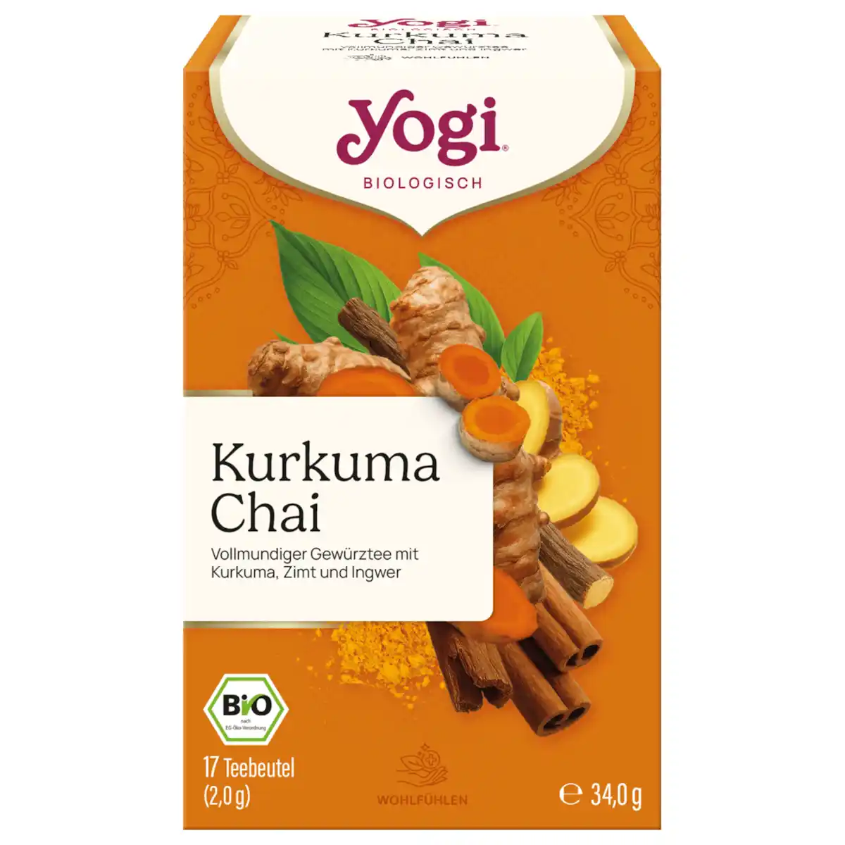Bild 1 von Yogi Tea Bio Tee Kurkuma Chai 34g 17 Beutel