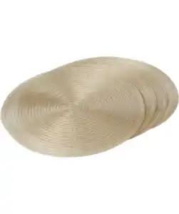 Platzsets mit Metallic-Effekt