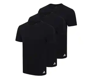 3 adidas Active Core T-Shirts, schwarz