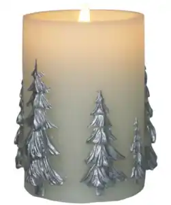 Weihnachten LED-Echtwachskerze