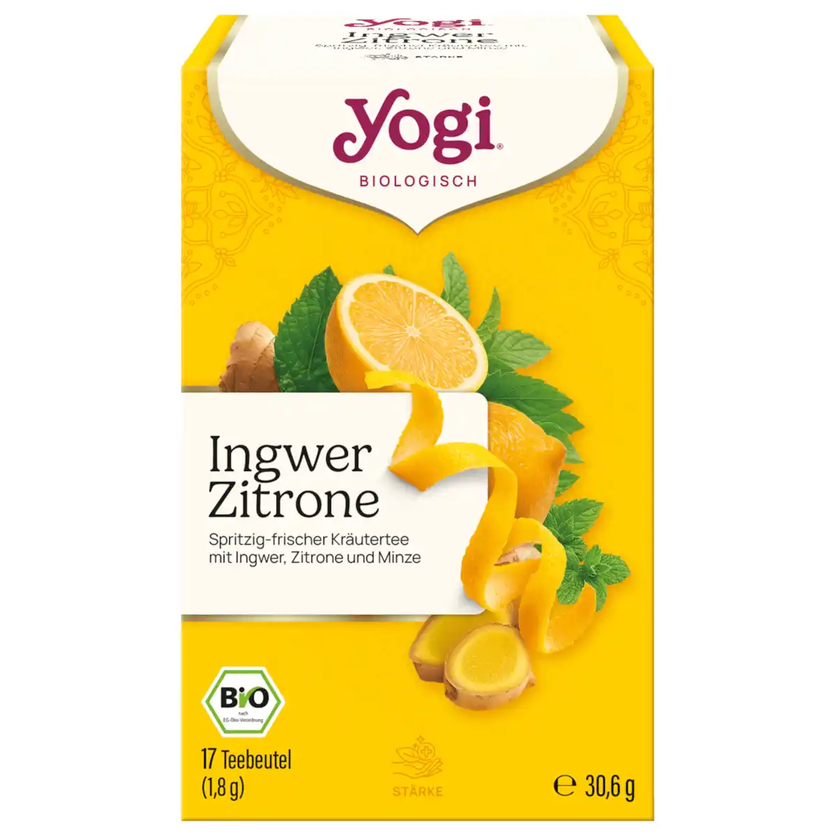 Bild 1 von Yogi Tea Bio Tee Ingwer Zitrone 30,6g 17 Beutel