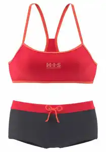 H.I.S Bustier-Bikini mit Kontrastdetails