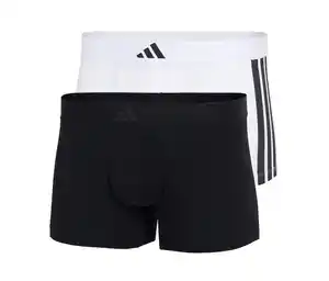 2 adidas Active Flex Cotton Slipboxer, schwarz-weiß