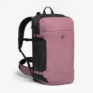 QUECHUA Reiserucksack mit Kofferöffnung Backpacking - Travel 500 Organizer 30 l rosa