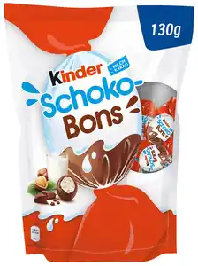 KINDER Schoko-Bons, 130-g-Beutel