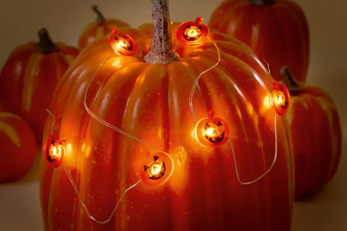 Bild 2 von LED-Lichterkette »Kürbis«