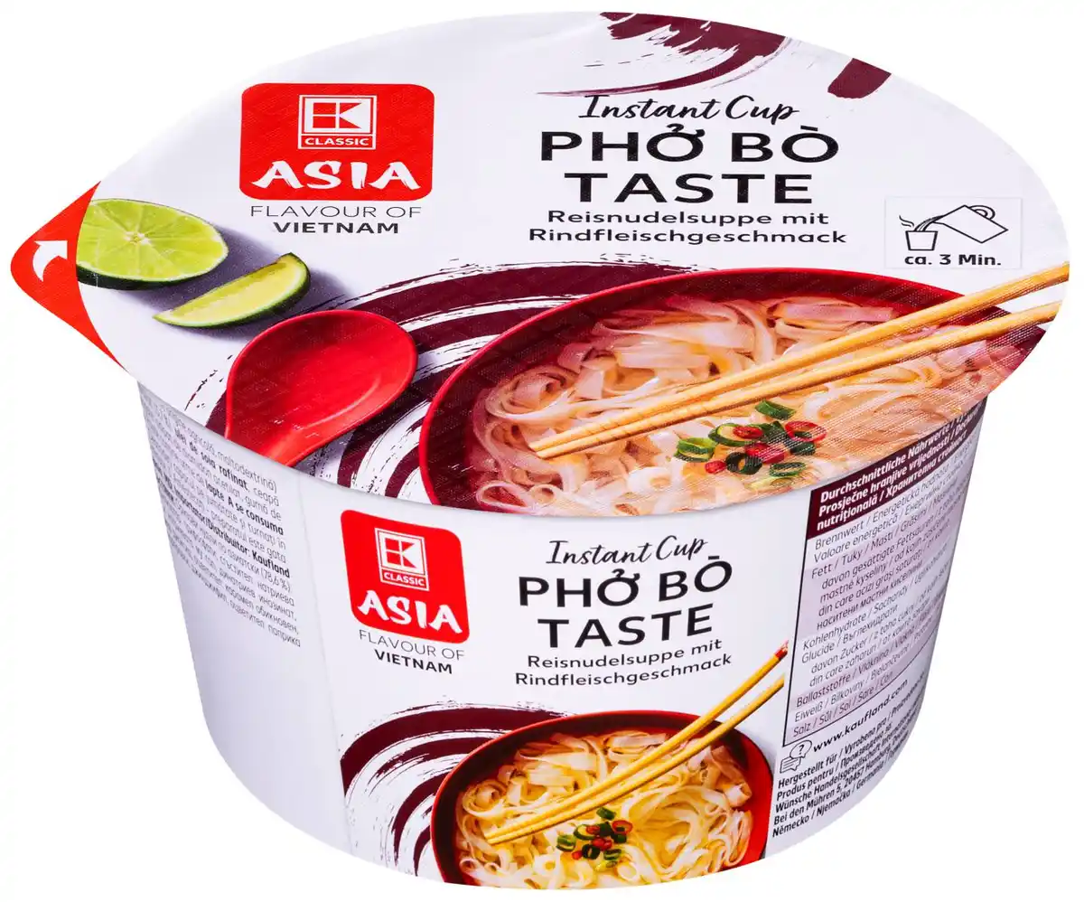 Bild 1 von K-CLASSIC ASIA Pho Bo Taste, 70-g-Becher