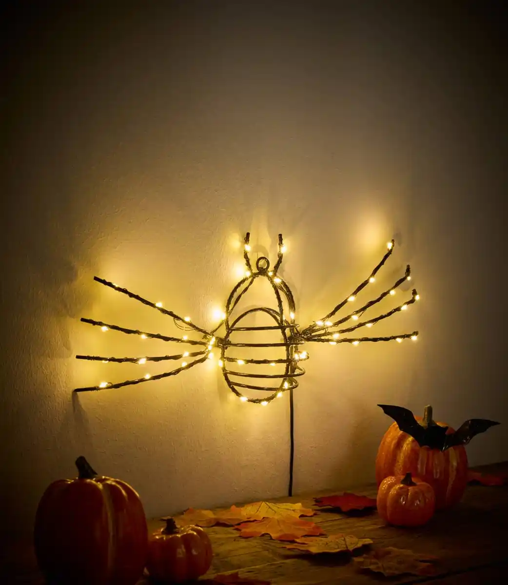 Bild 4 von LED-Halloween-Deko »Spinne«