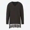 Bild 3 von Damen-Long-Pullover mit Spitzenabschluss