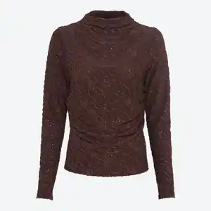 Damen-Langarmshirt mit Pailletten
