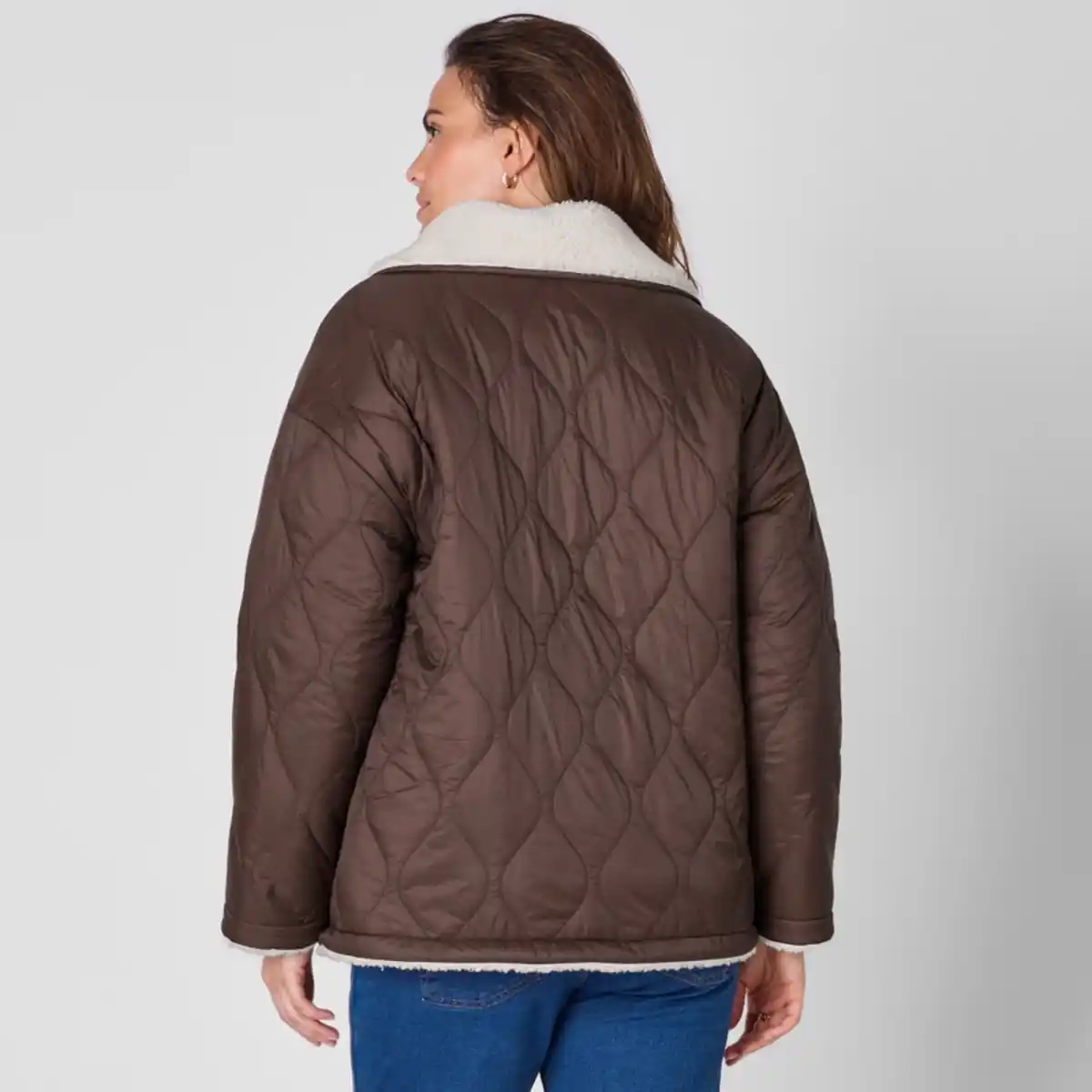 Bild 4 von Damen-Steppjacke mit Teddyfleece-Futter
