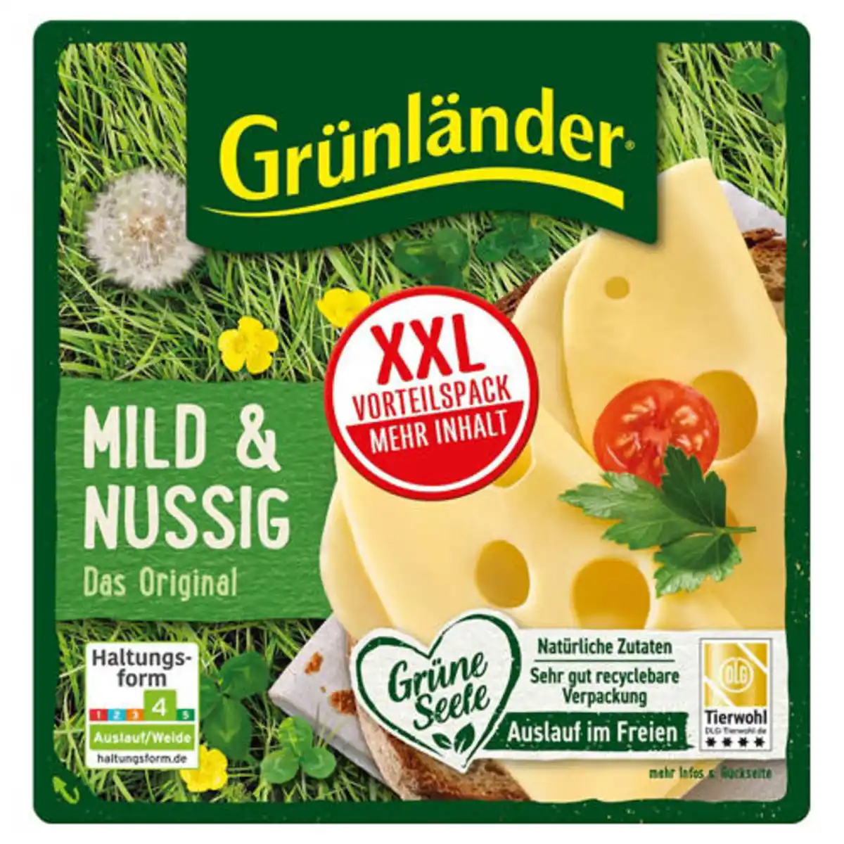 Bild 1 von GRÜNLÄNDER Grünländer XXL, Mild und Nussig 240 g