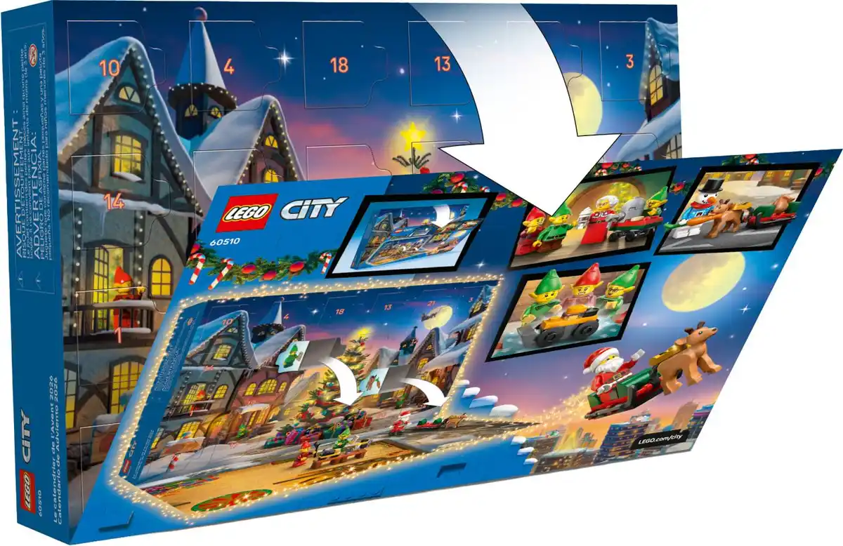 Bild 1 von LEGO CITY Adventskalender 2026 (60510), 252-teilig