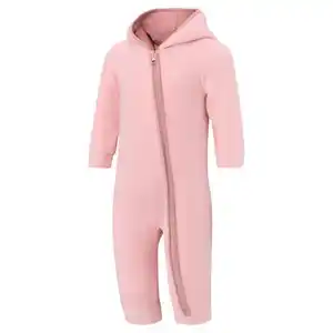 LILY & DAN Baby-Fleece-Overall, Rosa, 74/80