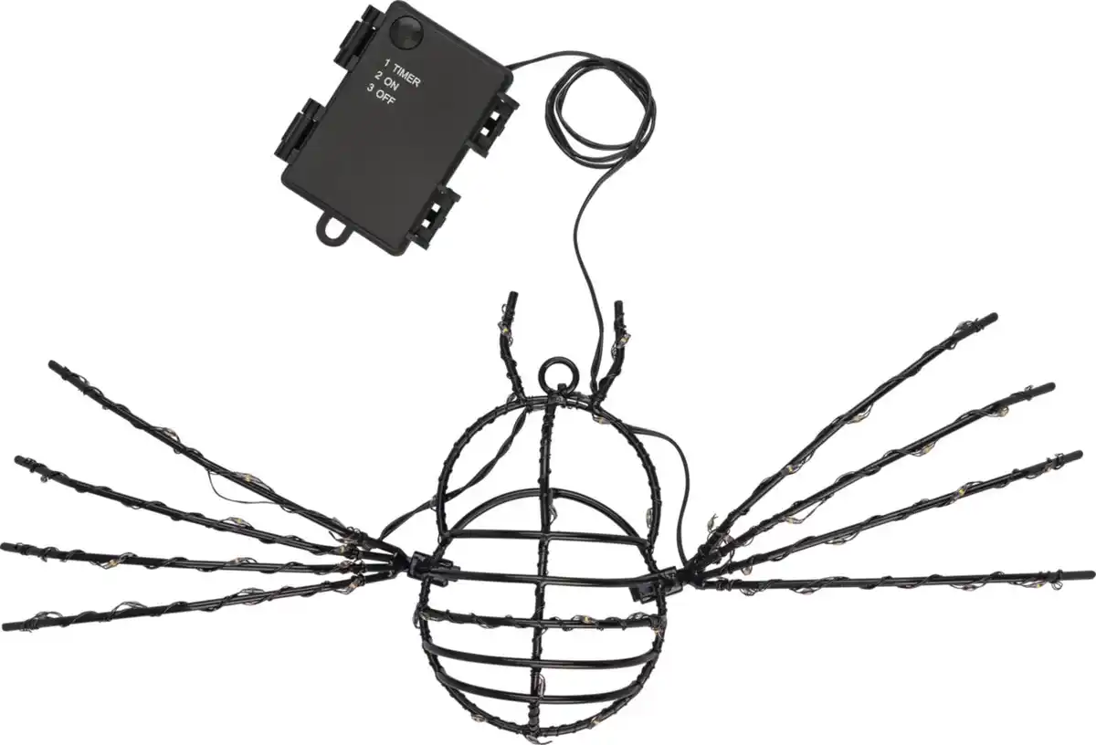 Bild 2 von LED-Halloween-Deko »Spinne«