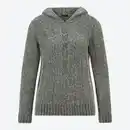 Bild 2 von Damen-Chenille-Pullover mit Kapuze