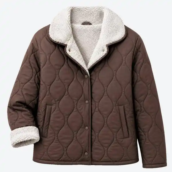Bild 2 von Damen-Steppjacke mit Teddyfleece-Futter