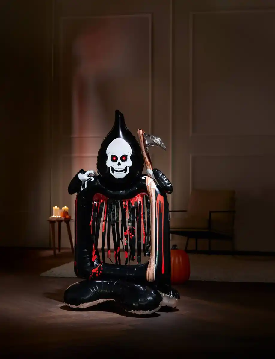 Bild 1 von Halloween-Folienballon »Sensenmann«