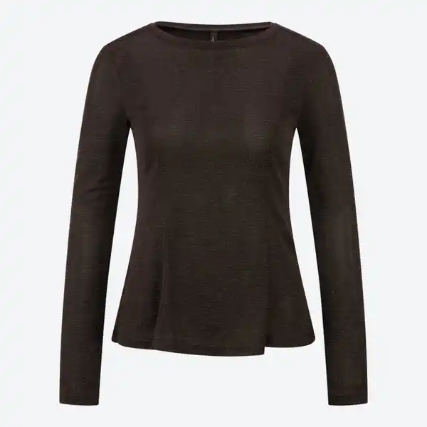 Bild 2 von Damen-Langarmshirt mit Lurex-Effektgarn
