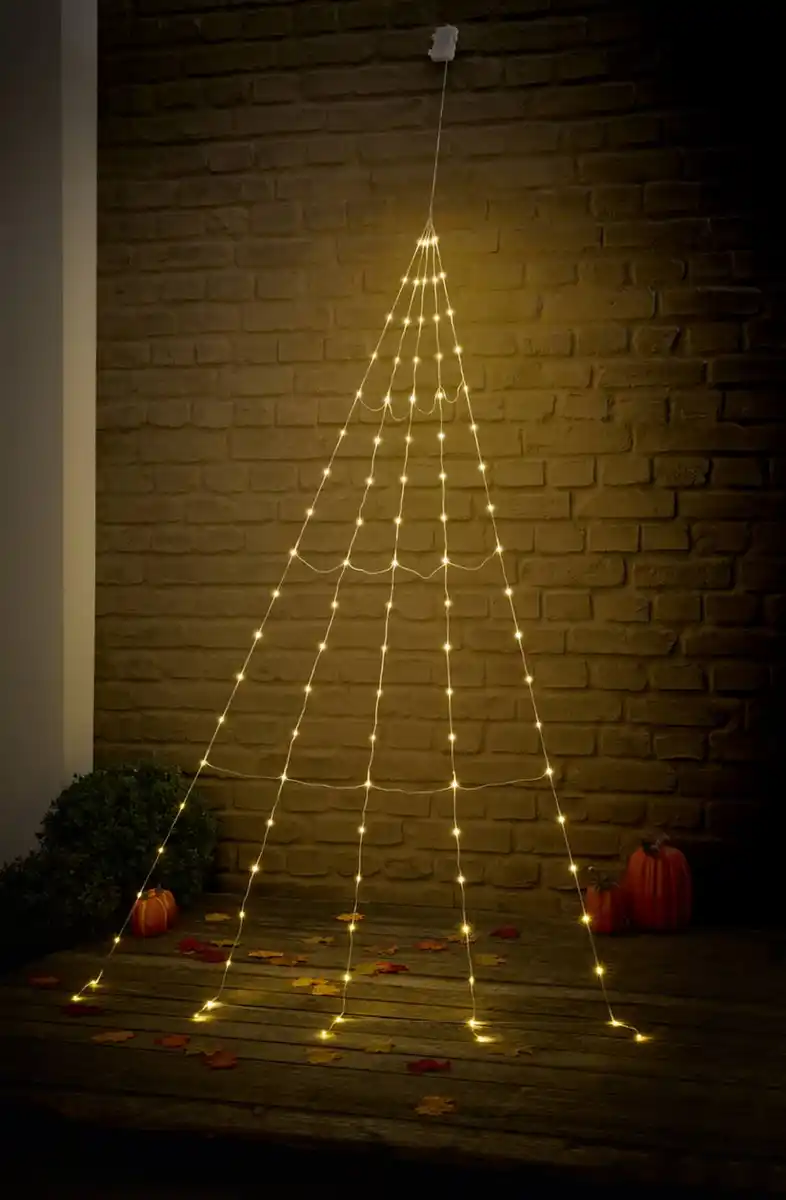 Bild 3 von LED-Halloween-Deko »Spinnennetz«