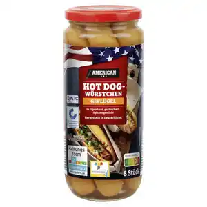 AMERICAN Hot Dogs 375 g, Geflügel