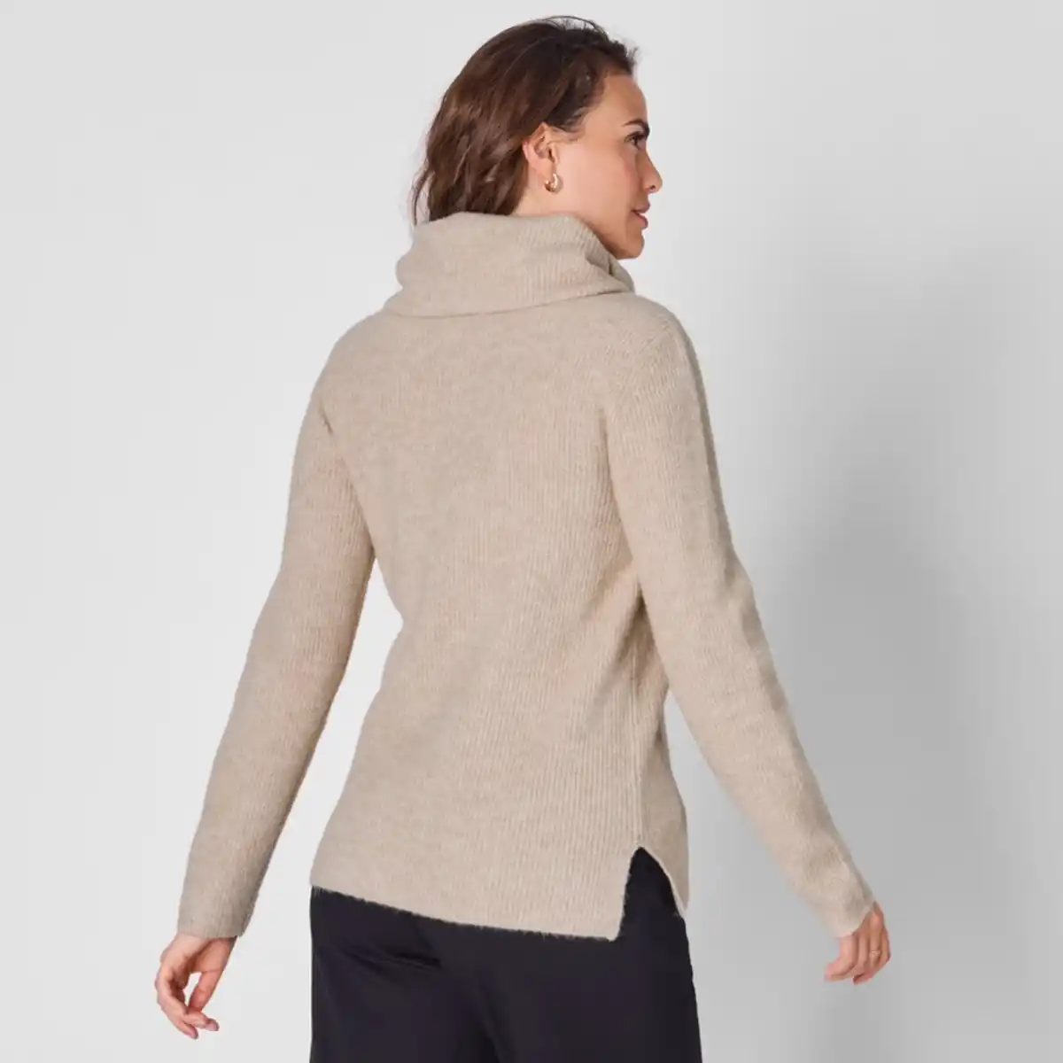 Bild 4 von Damen-Pullover mit integriertem Schal