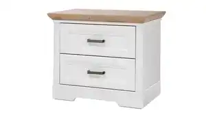 Nachttisch Pinie weiß - Artisan Eiche 65 cm x 52 cm - JASMIN
