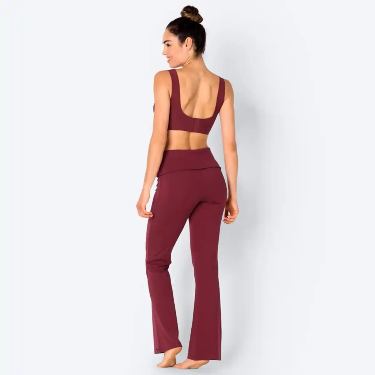 Bild 4 von Damen-Leggings mit geripptem Bund
