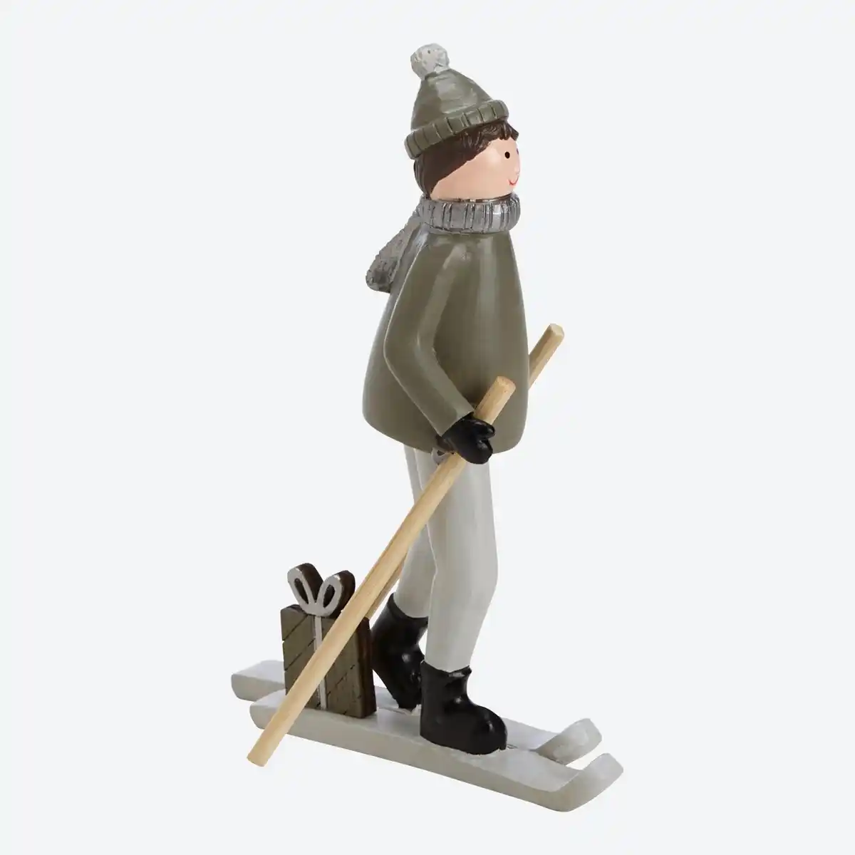 Bild 1 von Deko-Skifahrerfigur aus Polyresin, ca. 14,5x10,5x4,5 cm
