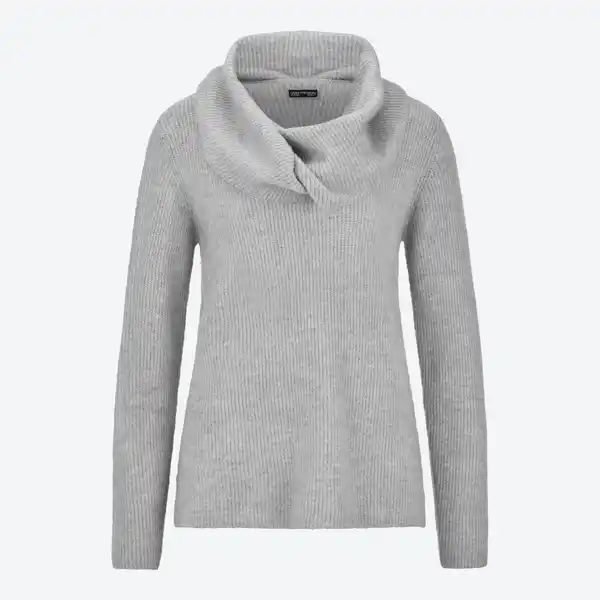 Bild 3 von Damen-Pullover mit integriertem Schal