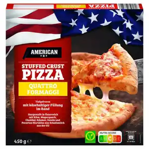AMERICAN Pizza Stuffed Crust 465 g, 4-Käse