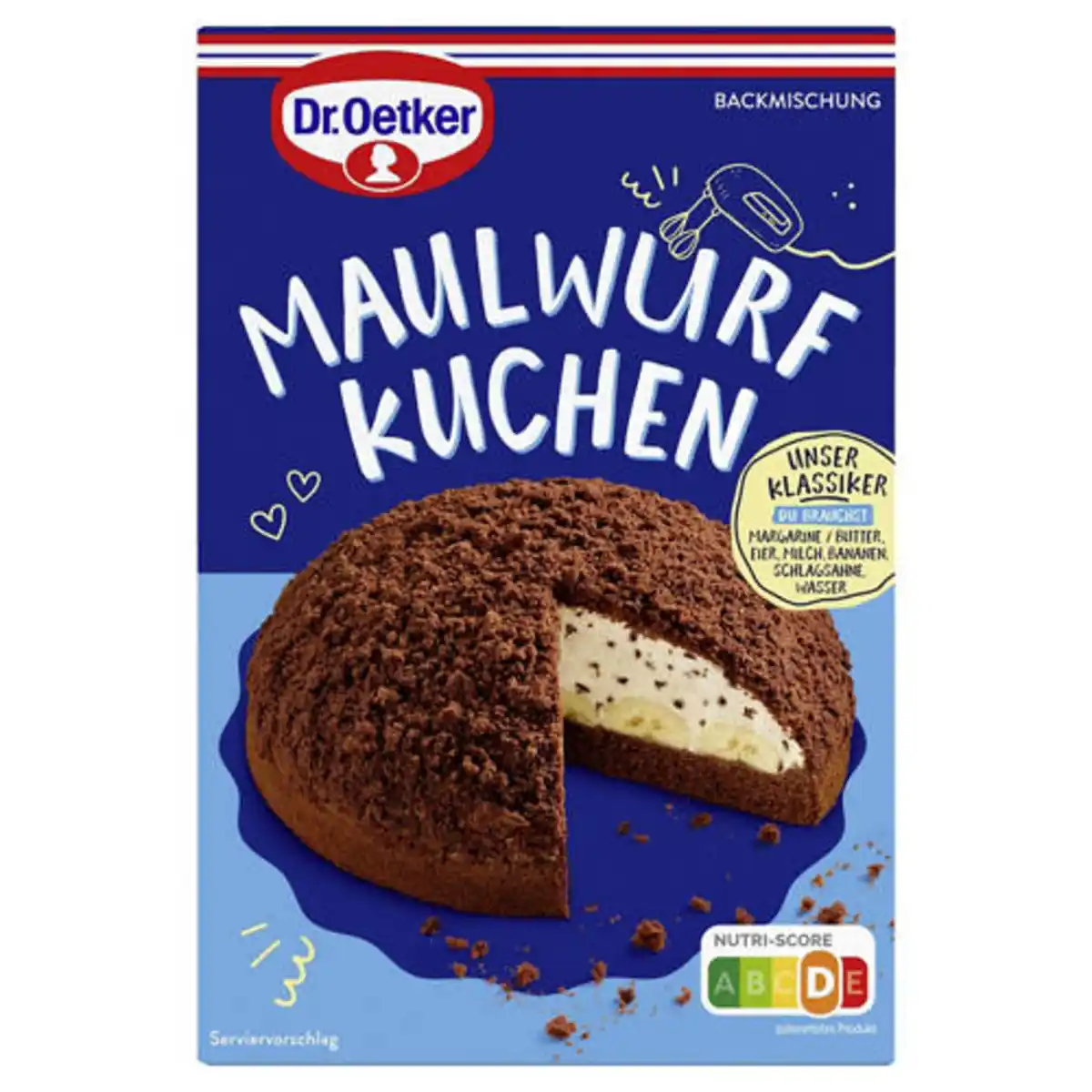 Bild 1 von DR. OETKER Premium Backmischung, Maulwurf Kuchen 435 g