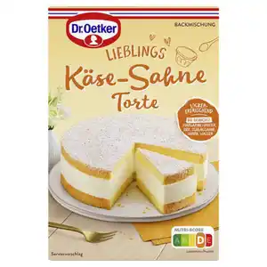 DR. OETKER Premium Backmischung, Käse-Sahne-Torte 385 g