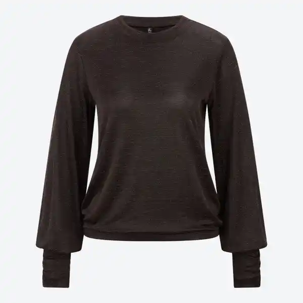Bild 2 von Damen-Langarmshirt mit Lurex-Effektgarn