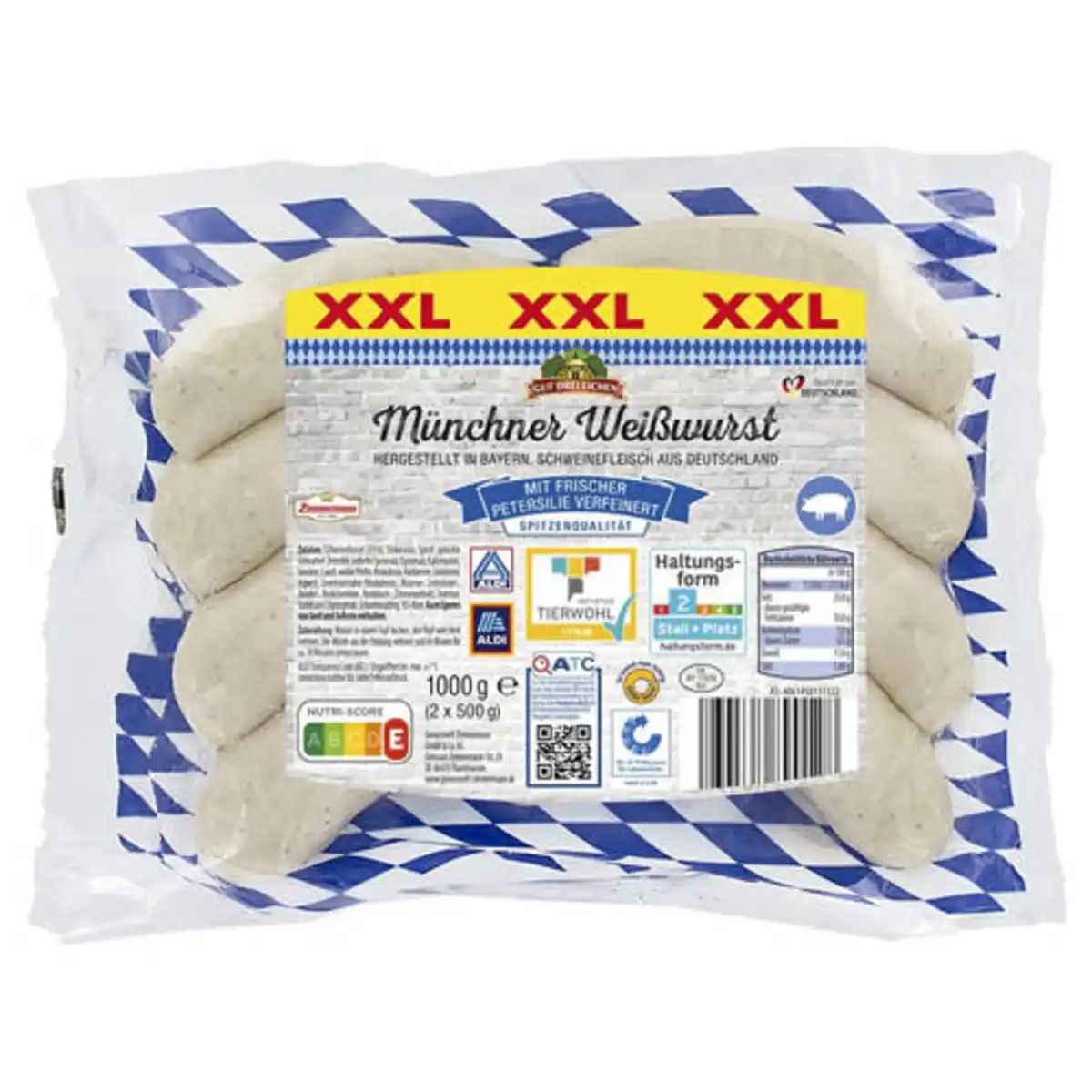 Bild 1 von GUT DREI EICHEN Münchner Weißwurst XXL 1 kg