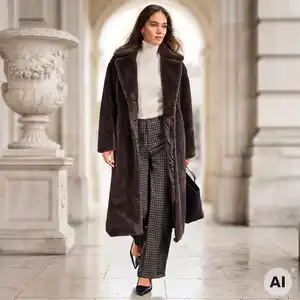 Damen-Karohose mit Viskose