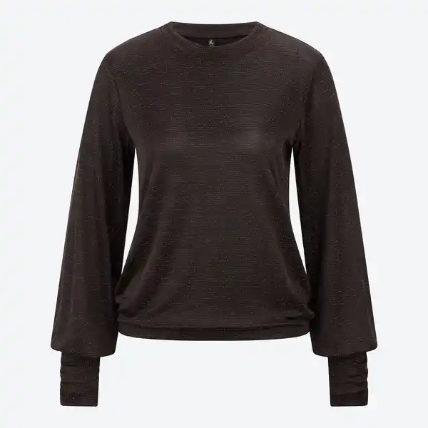 Bild 3 von Damen-Langarmshirt mit Lurex-Effektgarn