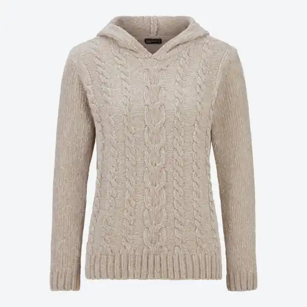 Bild 2 von Damen-Chenille-Pullover mit Kapuze