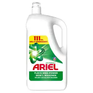 ARIEL Flüssig Waschmittel 111 WL, Universal