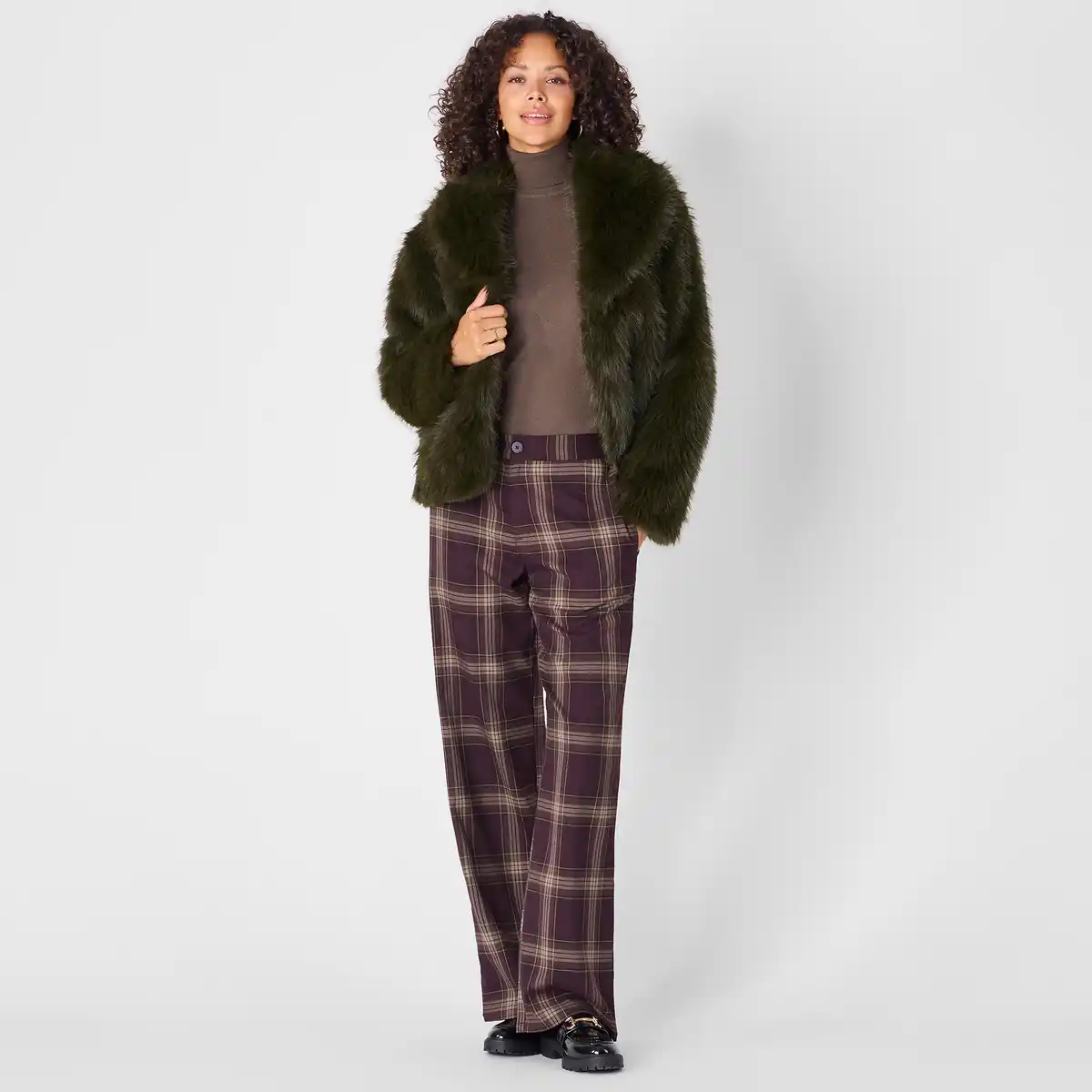 Bild 1 von Damen-Karohose mit Viskose