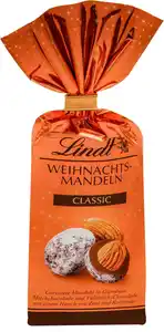 LINDT Weihnachtsnüsse oder -mandeln, 100-g-Beutel