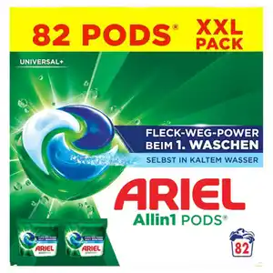 ARIEL Max Power Waschmittel Pods 54 WL, Universal