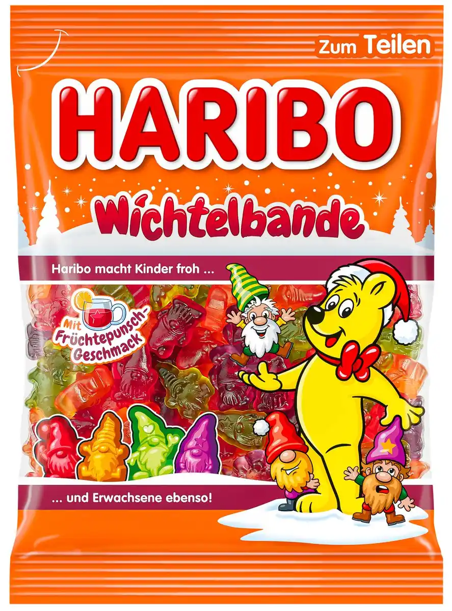 Bild 1 von HARIBO Winter-Fruchtgummi, 200-g-Packg.
