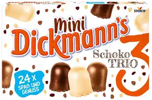 STORCK Mini-Dickmann's Schoko-Trio, 24 St. = 200-g-Packg.