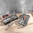 Bild 1 von Kraft Werkzeuge Ratschen-Schraubendreher Bit-Set 115-tlg.