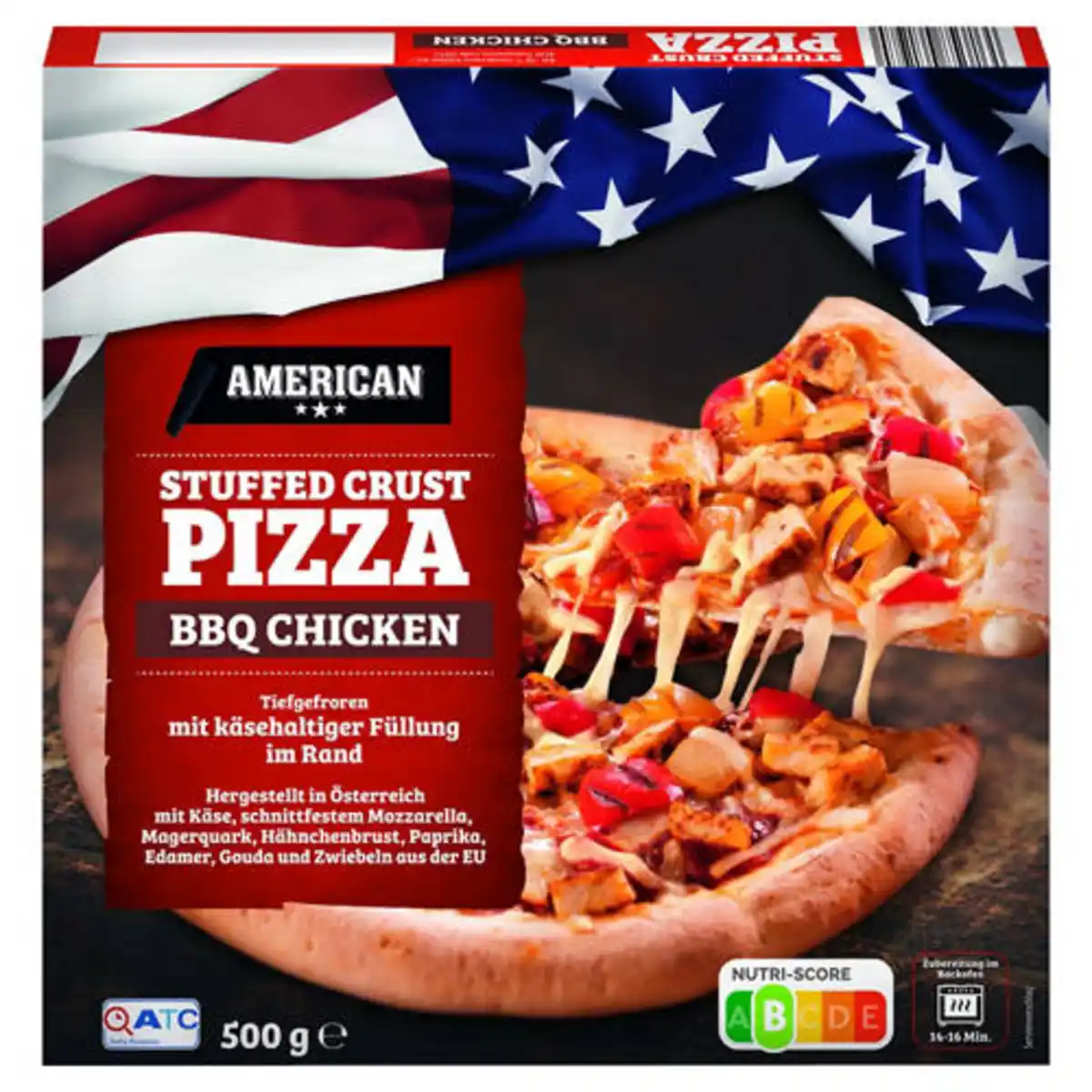 Bild 1 von AMERICAN Pizza Stuffed Crust 485 g, BBQ Chicken