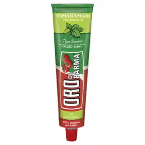 ORO DI PARMA Tomatenmark 200 g, Basilikum 4-fach