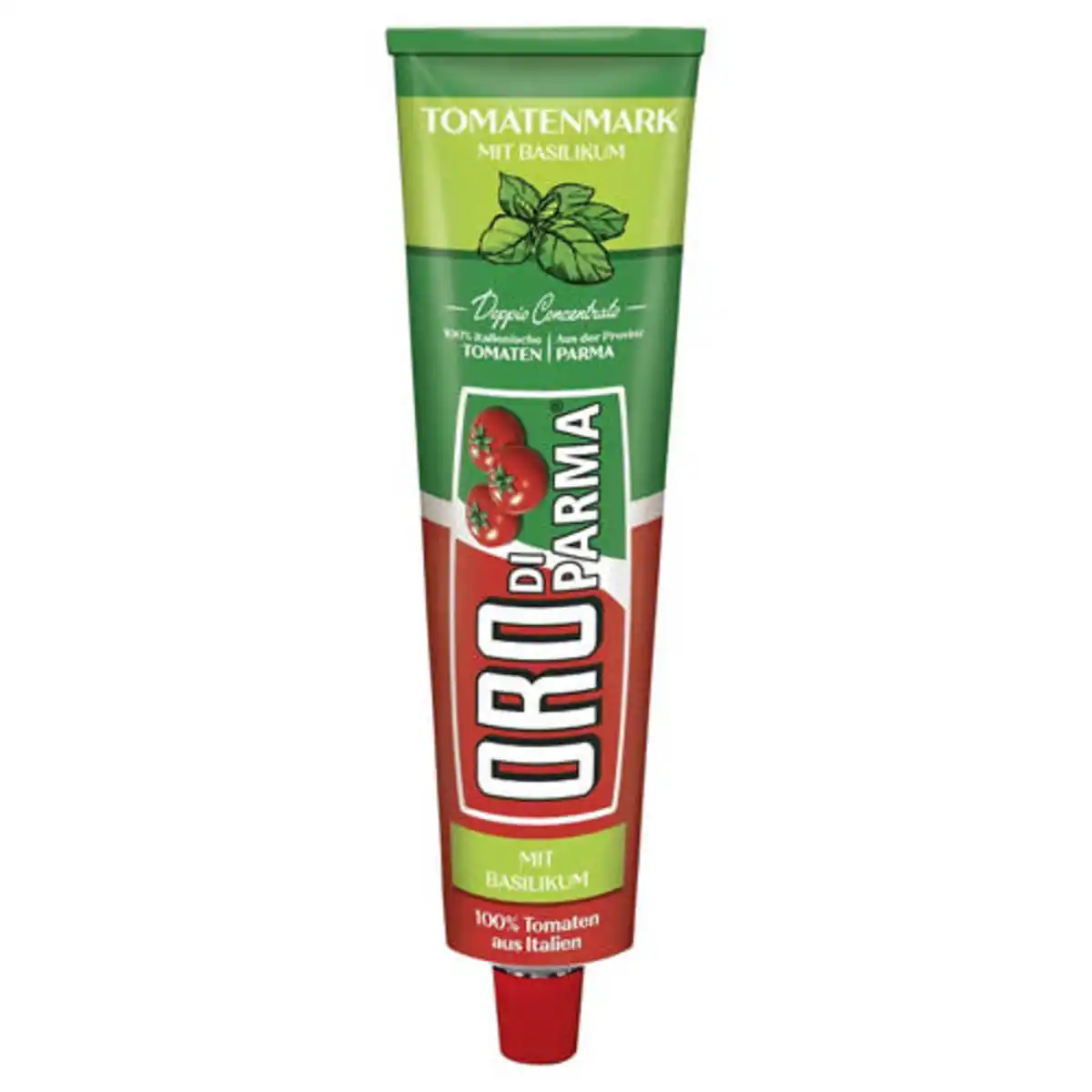 Bild 1 von ORO DI PARMA Tomatenmark 200 g, Basilikum 4-fach